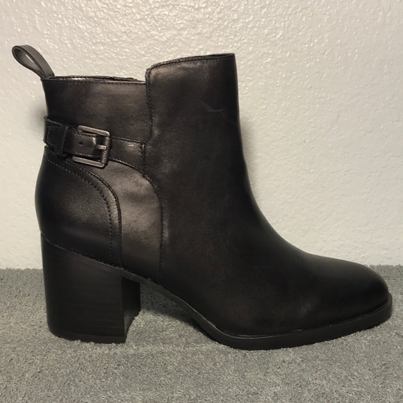 Ralph Lauren Genna Leather Ankle Booties 7B - Picture 4 of 8